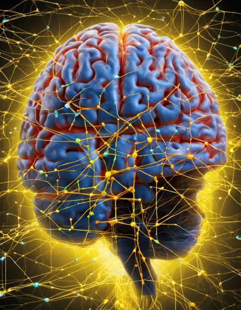 a brain visualization