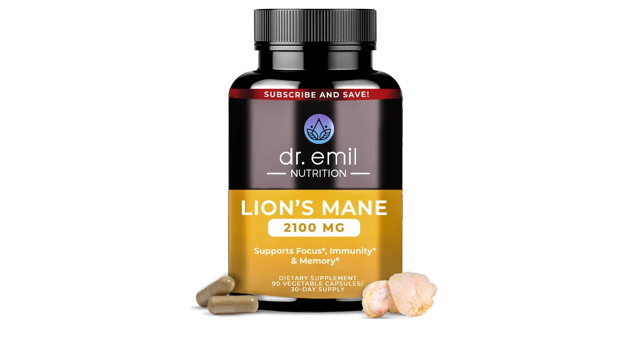 Dr Emil Organic Lions Mane Supplement
